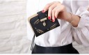Portefeuille pratique pour femmes avec motifs de feuilles J795 11