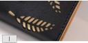 Portefeuille pratique pour femmes avec motifs de feuilles J795 15