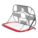 Portería de fútbol plegable pequeña de 110 x 80 x 80 cm para niños con red de tiro Precisión y entrenamiento de puntería Con estuche de transporte 2