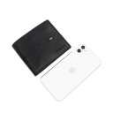 Portofel bărbaresc 12 x 1,8 x 9,5 cm Poliester și piele artificială Design compact pliabil pentru bancnote, carduri și acte 6