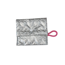 Portofel de damă cu motiv de inimă 13 x 11,5 cm material PU Portofel pentru monede Necesare cosmetice Organizator cu închidere cu capse 3