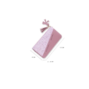 Portofel de dama din piele cu model paiete, ciucuri norocos, fundita pe fermoar, 19x9x2,5 cm, sloturi pentru carduri, buzunar 8