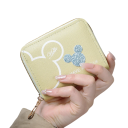 Portofel drăguț cu desene animate, 11 x 9 x 2 cm, portofel mini cu fermoar pentru femei, stil japonez și coreean, piele sintetică, capacitate 5