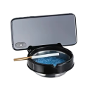 Posacenere da parete in acciaio inossidabile 13×8×7×2,5 cm Posacenere minimalista senza fumi per casa ufficio interno esterno 8