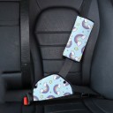 Posicionador de cinturón de seguridad y juego de cojines para automóvil 6