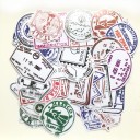 Postage Stamp Stickers 50 pcs A1771 4