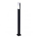 Poste de jardim LED 30 cm com base para parafusos 7 W IP65 À prova de água 85–265 V Alumínio e acrílico Luz branca 6000 K Para pátios 1