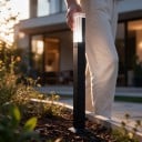 Poste de jardim LED 30 cm com ponta para o solo 7 W IP65 À prova de água 85–265 V Alumínio e acrílico Luz branca 6000 K Para relvado 2