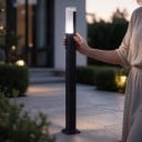 Poste de jardim LED 40 cm com ponta para o solo 7 W IP65 À prova de água 85–265 V Alumínio e acrílico Luz branca 6000 K Para o relvado 4