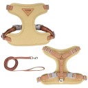 Posteiro ajustável para gatos e cães pequenos 7–10 kg M Posteiro respirável para exterior com rede e trela Conjunto confortável 12