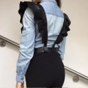 Posteiro de pele para senhora C996 3