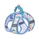 Postroj pentru câini cu imprimeu floral Circumferința pieptului 30-35 cm și greutatea recomandată a câinelui 1,5-3 kg Tăietură de vestă cu greutatea de 44 g 1