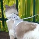 Postroj reglabil pentru pisici și câini mici mărimea S Cu prindere pentru lesă Închidere sigură Material respirabil și confortabil Varianta 7