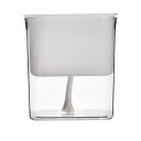 Pot de fleurs avec soucoupe H916 8
