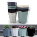Pot de fleurs en plastique 4 pcs 1