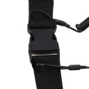 Potápačská šnúra na kameru Rýchloupínacia natiahnuteľná špirála s prackou Rozšírenie až 150 cm TPU a nylon Čierna Pre potápanie a vodné športy 5