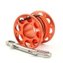 Potápačský naviják KEEP DIVING S dvojitým nerezovým háčikom 15 m šnúry 60 x 42 mm Hliník a polyester Pre potápanie v tme a jaskyniach 12
