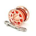 Potápačský naviják KEEP DIVING S dvojitým nerezovým háčikom 15 m šnúry 60 x 42 mm Hliník a polyester Pre potápanie v tme a jaskyniach 8