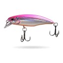 Potápivý wobler minnow 5,2 cm 4,5 g Malý jerkbait s přesunem zátěže a 3D očima Dva trojháčky Na přívlač dravých ryb 14