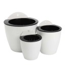 Pots de fleurs suspendus 3 pcs 1