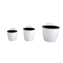 Pots de fleurs suspendus 3 pcs 3