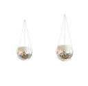 Pots de fleurs suspendus boule disco 2 pcs 3
