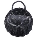 Pots de fleurs suspendus en osier 6