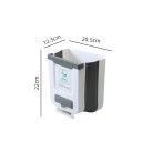 Poubelle suspendue pliable 7 l poubelle de cuisine pour portes 20,5x12,5x22 cm poubelle en plastique pliable pour la cuisine 3
