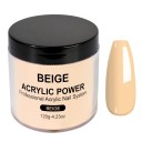 Poudre acrylique pour ongles 120 g Acrylique professionnel Rose Blanc Transparent Prolongation et modelage des ongles Utilisation 5