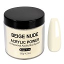 Poudre acrylique pour ongles 120 g Acrylique professionnel Rose Blanc Transparent Prolongation et modelage des ongles Utilisation 6