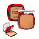 Poudre compacte mate pressée pour le visage 6 g 24h de tenue Couvrance totale Applicateur en poudre Maquillage compact 6,7 x 6,7 cm Effet matifiant 4
