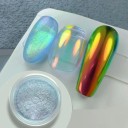 Poudre Miroir Nacrée pour Ongles pour Manucure - Effet sur Ongles en Gel et Acrylique 2