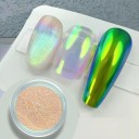 Poudre Miroir Nacrée pour Ongles pour Manucure - Effet sur Ongles en Gel et Acrylique 4