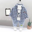 Πουκάμισο, μπλούζα και παντελόνι αγοριού L1727 1