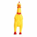 Poule en caoutchouc qui couine pour chiens 3