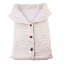 Poussette en tricot avec boutons E435 6
