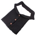 Poussette en tricot avec boutons E435 5
