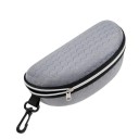 Pouzdro na brýle Tvrdý box na zip 17 x 9 cm Voštinový vzor S karabinou na zavěšení Na sluneční i dioptrické brýle Cestovní ochranný obal 2