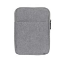 Pouzdro na čtečku elektronických knih se zipem 15 x 21 cm polyester polstrované s přední kapsou na kabel do batohu i tašky na cesty 1