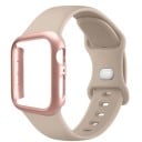 Pouzdro na hodinky + silikonový řemínek pro Apple Watch Series 10 42 mm Super ochranný set odolné pouzdro a flexibilní pásek 14