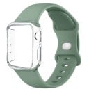 Pouzdro na hodinky + silikonový řemínek pro Apple Watch Series 10 42 mm Super ochranný set odolné pouzdro a flexibilní pásek 13