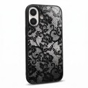 Pouzdro na iPhone 18 Pro Krajkový vzor Texturovaný povrch pro lepší úchop Flexibilní ochranný kryt z TPU Tlumení nárazů 1