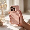 Pouzdro na iPhone 18 Pro Květinový vzor se sedmikráskami Ochranný kryt Zvýšený rámeček fotoaparátu Ochrana boků i hran 6