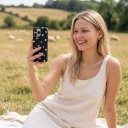 Pouzdro na iPhone 18 Pro Květinový vzor se sedmikráskami Ochranný kryt Zvýšený rámeček fotoaparátu Ochrana boků i hran 16