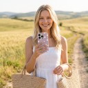 Pouzdro na iPhone 18 Pro Květinový vzor se sedmikráskami Ochranný kryt Zvýšený rámeček fotoaparátu Ochrana boků i hran 4
