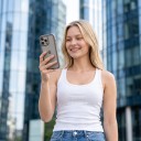Pouzdro na iPhone 18 Pro Max Průhledný zadní panel Kryt z PC + TPU Zvýšený rámeček fotoaparátu Ochrana proti nárazům 23