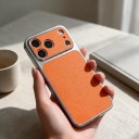 Pouzdro na iPhone 18 Pro Max Textura kůže Matný povrch Odolné proti nárazům Protiskluzové Ochrana proti otiskům prstů 17