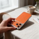 Pouzdro na iPhone 18 Pro Max Textura kůže Matný povrch Odolné proti nárazům Protiskluzové Ochrana proti otiskům prstů 18