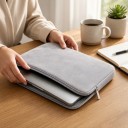 Pouzdro na notebook 12 až 13,3 palce Z ekokůže s dvojitým zipem 33,5 x 24 x 2,2 cm Vodoodpudivé Pro MacBook Air i Pro 4