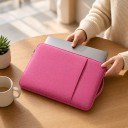 Pouzdro na notebook 14 až 15 palců S bočním uchem a kapsou 37 x 26 x 2 cm Plyšová podšívka Pro MacBook Pro 14 i 15 4